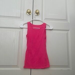 girls hot pink tank top